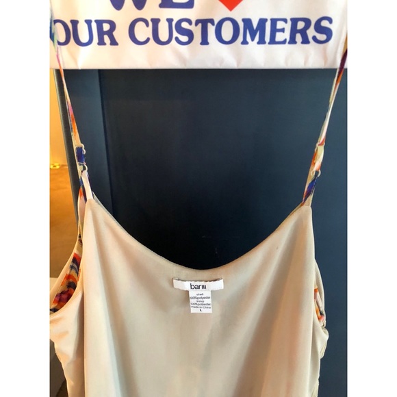 Bar III Hi-Lo Vneck Thing Strap Dress - Picture 5 of 5